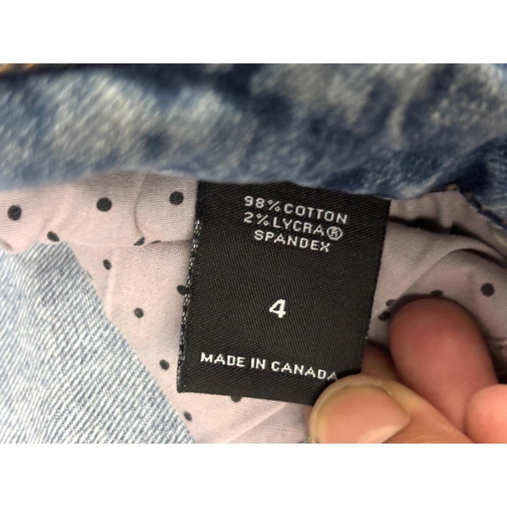 London Jean‎ Y2K Low Rise Bootcut Jeans Women's 4 Stretch Light Wash - Picture 6 of 13